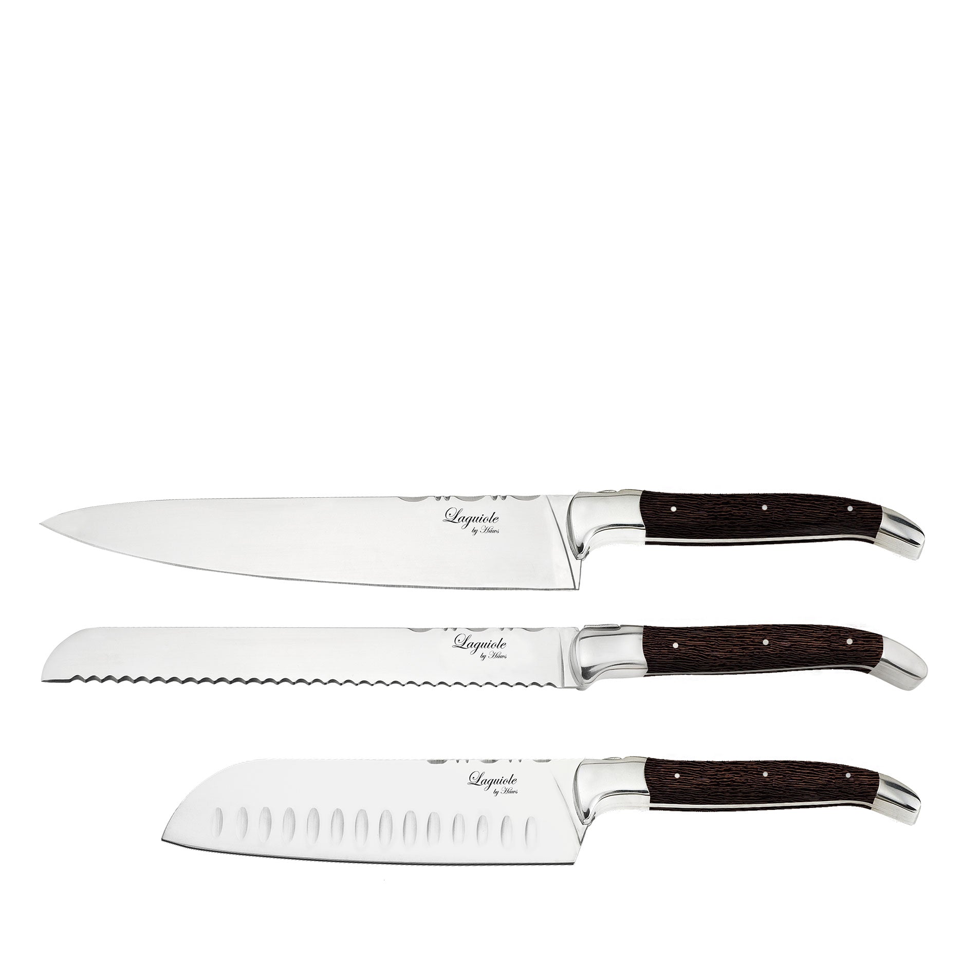 Knivsæt 3 dele wengé